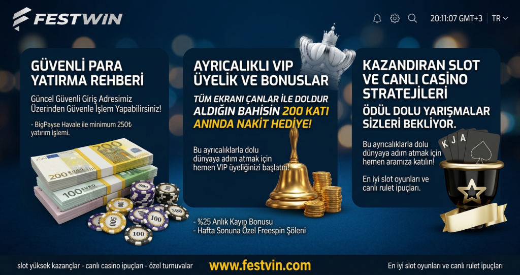 Festwin Bahis ve Casino Sitesi